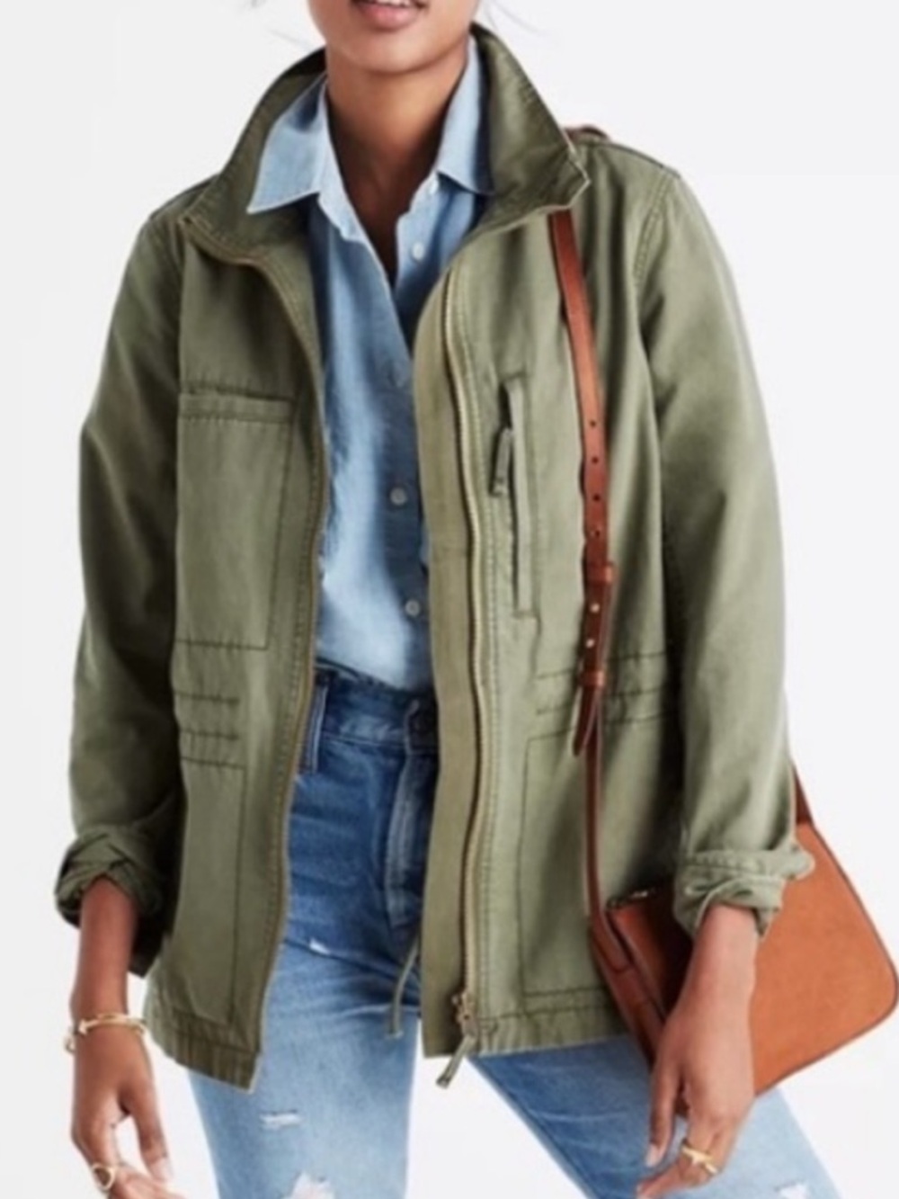 Madewell Olive Utility Jacket